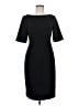 Eliza J Solid Black Cocktail Dress Size 6 - photo 1