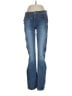 BKE Hearts Blue Jeans Size 28 waist - photo 1