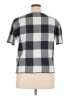 Pendleton 100% Cotton Checkered-gingham Gray Short Sleeve Turtleneck Size XL - photo 2