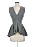 Thakoon Gray Sleeveless Blouse Size 2 - photo 1