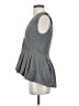 Thakoon Gray Sleeveless Blouse Size 2 - photo 5