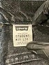 Levi's 100% Cotton Chevron-herringbone Black Jeans Size 29 waist - photo 7