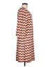 Tacera Chevron-herringbone Orange Casual Dress Size L - photo 4
