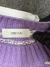 Greylin Chevron-herringbone Purple Pullover Sweater Size M - photo 7