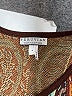 Peruvian Connection 100% Pima Cotton Paisley Teal Cardigan Size M - photo 6