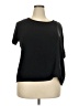 HEATHER Black Short Sleeve Top Size 2X (estimated) - photo 1
