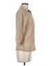 Absolutely Famous Metallic Tan 3/4 Sleeve Button-Down Shirt Size M - photo 4