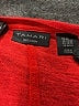 Tahari 100% Linen Red Short Sleeve Top Size 2X - photo 7