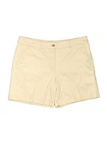 White House Black Market Khaki Shorts (view 1)