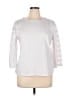 Talbots White 3/4 Sleeve Top Size XL - photo 1