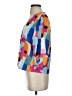 Crosby 100% Polyester Color Block Orange 3/4 Sleeve Blouse Size XS - photo 5