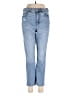 American Eagle Outfitters Solid Blue Jeans Size 8S - photo 1