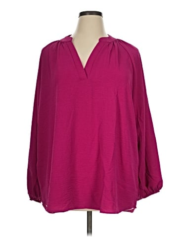 Entro 3/4 Sleeve Blouse (view 1)