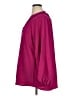 Entro 100% Polyester Burgundy 3/4 Sleeve Blouse Size XL - photo 5
