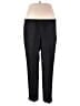 rsvp by TALBOTS Solid Black Silk Pants Size 18 - photo 1