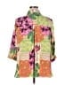 Rose + Olive 100% Polyester Tropical Orange 3/4 Sleeve Blouse Size 1X - photo 2