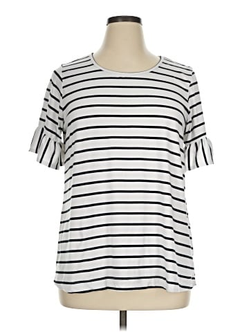 Bobeau Short Sleeve Top (view 1)