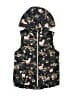 H&M 100% Polyester Floral Black Vest Size 6X - 7 - photo 1