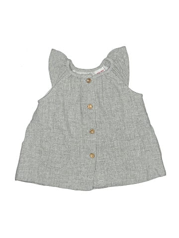 Zara Baby Sleeveless Button-Down Shirt (view 1)