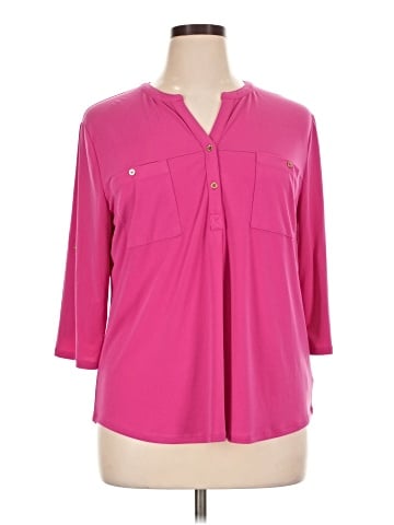 Ellen Tracy 3/4 Sleeve Blouse (view 1)