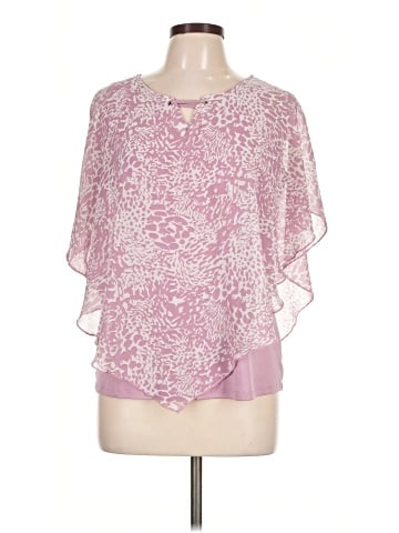 NY Collection Short Sleeve Blouse (view 1)
