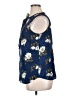 Talbots 100% Polyester Blue Sleeveless Blouse Size XL Petite - photo 5