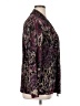 JM Collection Print Purple Blazer Size XL - photo 4