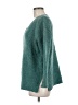 Adora Tweed Teal Pullover Sweater Size M - photo 5