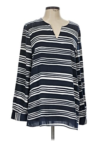 Ann Taylor Factory Long Sleeve Blouse (view 1)