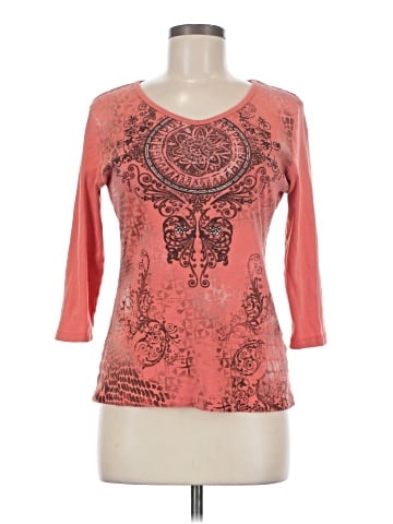 DressBarn 3/4 Sleeve T-Shirt (view 1)