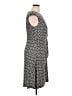 212 Collection 100% Polyester Print Gray Casual Dress Size XL - photo 4