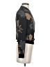 Babaton 100% Polyester Floral Graphic Tropical Black Long Sleeve Blouse Size XXS - photo 4