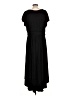 Apt. 9 Solid Black Casual Dress Size XL - photo 2