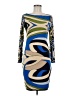 Analili Graphic Blue Casual Dress Size M - photo 1