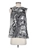Club Monaco 100% Silk Silver Sleeveless Silk Top Size S - photo 1