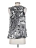 Club Monaco 100% Silk Silver Sleeveless Silk Top Size S - photo 2
