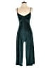 Stradivarius Solid Teal Green Jumpsuit Size S - photo 1
