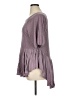Eri + Ali Purple Short Sleeve Top Size XL - photo 5