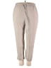 MNG Solid Gray Casual Pants Size XXL - photo 1
