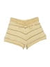 Full Circle Trends With Love Stripes Gold Shorts Size M - photo 1