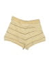 Full Circle Trends With Love Stripes Gold Shorts Size M - photo 2