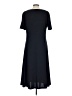 Chaps 100% Polyester Solid Black Casual Dress Size L - photo 2