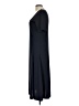 Chaps 100% Polyester Solid Black Casual Dress Size L - photo 5