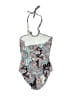 Assets Paisley Gray One Piece Swimsuit Size S - photo 2