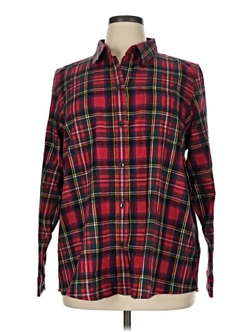 L.L.Bean Long Sleeve Button-Down Shirt (view 1)