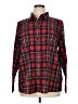 L.L.Bean 100% Cotton Plaid Red Long Sleeve Button-Down Shirt Size 1X - photo 1