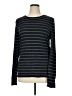 J. McLaughlin Stripes Blue Pullover Sweater Size XL - photo 1