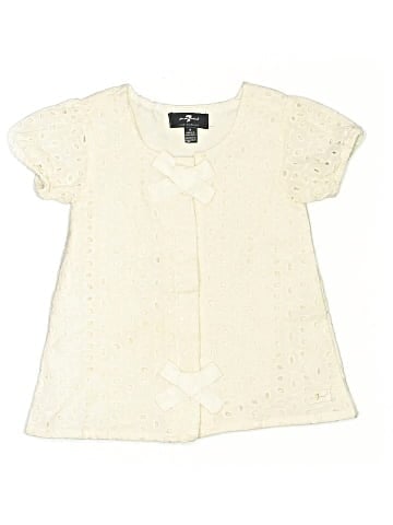 7 For All Mankind Short Sleeve Blouse (view 1)