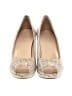 Stuart Weitzman Tweed Gold Heels Size 6 - photo 2