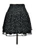 Aqua 100% Polyester Paisley Black Casual Skirt Size M - photo 2